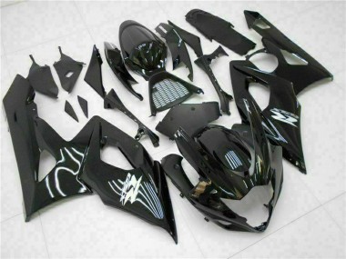 2005-2006 Suzuki GSXR 1000 Motorcycle Fairing - Glossy Black Canada
