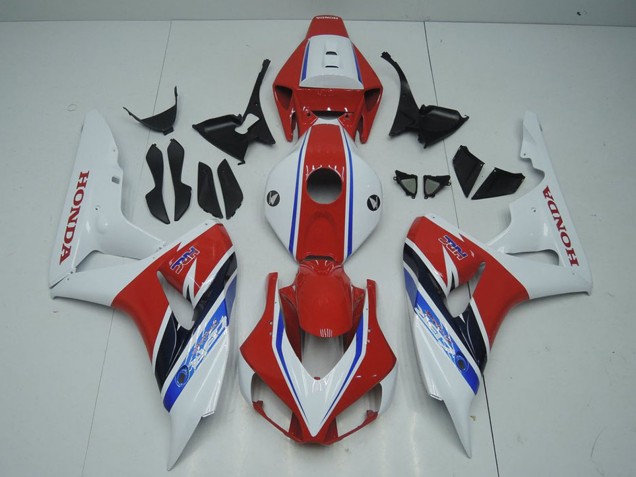 2006-2007 Honda CBR1000RR Motorcycle Fairings - White Red Blue Black HRC Canada