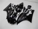 2006-2007 Yamaha YZF R6 Motorcycle Fairing Kits - Glossy Black Matte Black Canada