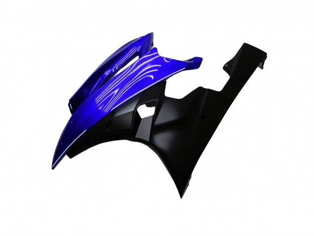 2006-2007 Yamaha YZF R6 Motorcycle Fairing - Blue Matte Black Canada
