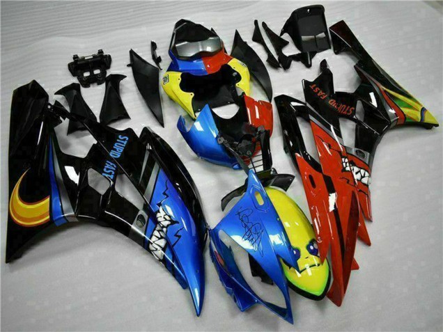 2006-2007 Yamaha YZF R6 Motorcycle Fairings - Yellow Blue Red Glossy Black Shark Canada