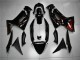 2006-2008 Kawasaki EX650 Motorcycle Fairings - Glossy Black Red Flame Canada