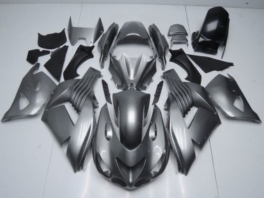 2006-2011 Kawasaki ZX14R ZZR1400 Motorcycle Fairings - Glossy Grey Canada