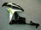 2007-2008 Honda CBR600RR Motorcycle Fairing - White Green Glossy Black Hannspree Canada