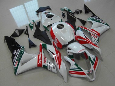 2007-2008 Honda CBR600RR Motorcycle Fairings - White Red Green Glossy Black Castrol 38 Canada