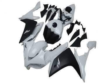 2007-2008 Yamaha YZF R1 Motorcycle Fairing - White Matte Black Canada