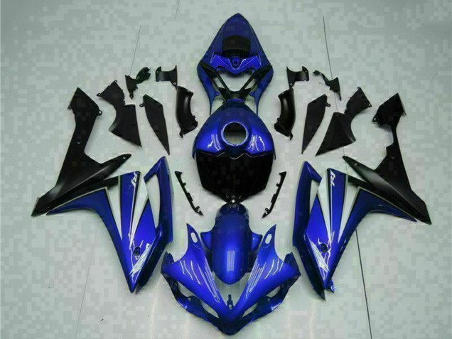 2007-2008 Yamaha YZF R1 Motorcycle Fairing - Blue White Black Canada