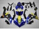 2007-2008 Yamaha YZF R1 Motorcycle Fairings - Blue Yellow Black Shark Canada
