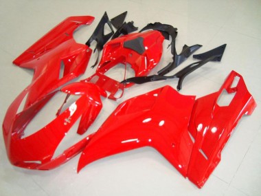 2007-2014 Ducati 848 1098 1198 Motorcycle Fairings - Red Canada
