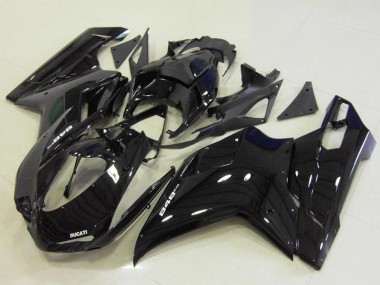 2007-2014 Ducati 848 Motorcycle Fairings - Glossy Black Canada