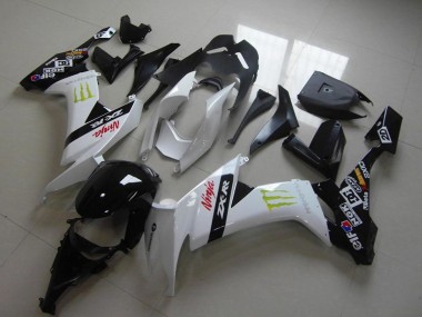 2008-2010 Kawasaki ZX10R Motorcycle Fairings - White Glossy Black Red Green Monster Canada