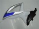 2008-2010 Suzuki GSXR 600/750 Motorcycle Fairings - Silver White Blue Black Canada
