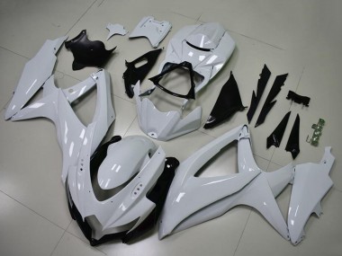2008-2010 Suzuki GSXR 600/750 Motorcycle Fairings - Glossy White Canada