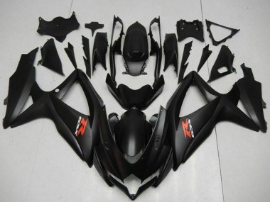 2008-2010 Suzuki GSXR 600/750 Motorcycle Fairings - Matte Black Red Canada