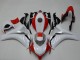 2008-2011 Honda CBR1000RR Motorcycle Fairings - White Red Canada