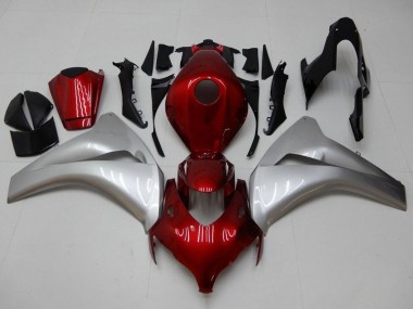 2008-2011 Honda CBR1000RR Motorcycle Fairings - Silver Maroon Red Canada