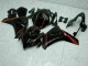 2008-2011 Honda CBR1000RR Motorcycle Fairings - Glossy Black Red Canada