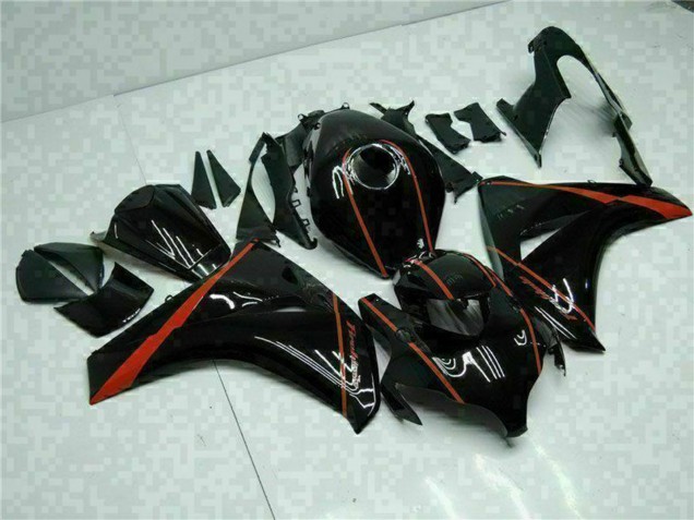 2008-2011 Honda CBR1000RR Motorcycle Fairings - Glossy Black Red Canada
