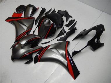 2008-2011 Honda CBR1000RR Motorcycle Fairing - Grey Red Glossy Black Canada