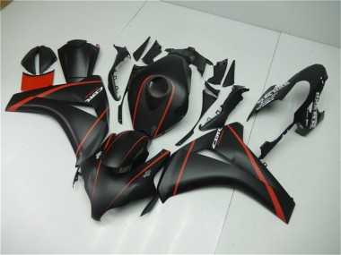 2008-2011 Honda CBR1000RR Motorcycle Fairings - Matte Black Red Canada