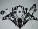 2008-2011 Honda CBR1000RR Abs Fairings - White Glossy Black Canada