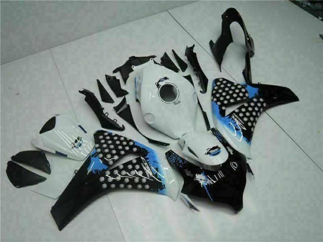 2008-2011 Honda CBR1000RR Motorcycle Fairing - White Blue Glossy Black Canada