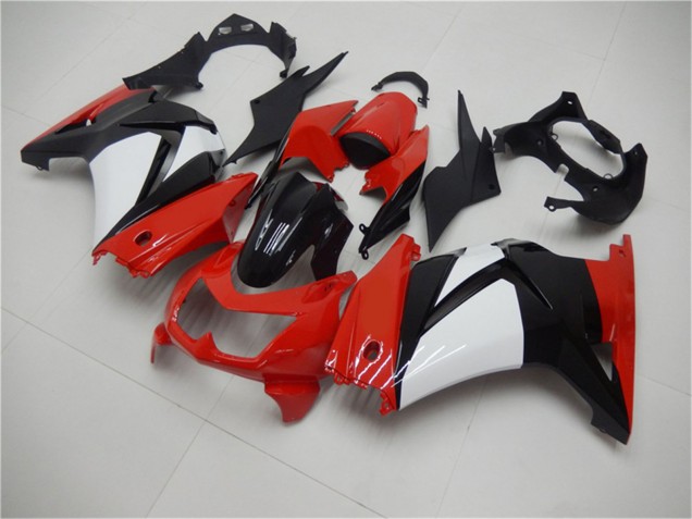 2008-2012 Kawasaki EX250 Motorcycle Fairings - Red White Black Canada