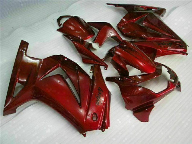 2008-2012 Kawasaki EX250 Motorcycle Fairings - Maroon Red Canada