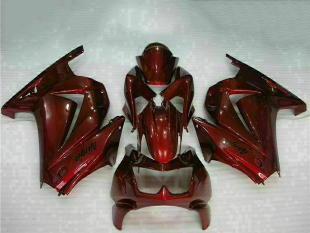 2008-2012 Kawasaki EX250 Motorcycle Fairings - Maroon Red Canada