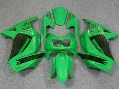 2008-2012 Kawasaki EX250 Motorcycle Fairings - Green Black Canada
