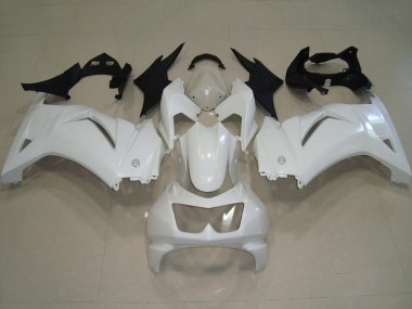 2008-2012 Kawasaki ZX250R Motorcycle Fairings - White Canada