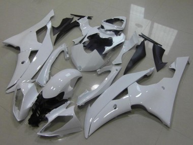 2008-2016 Yamaha YZF R6 Motorcycle Fairing - Glossy White Canada