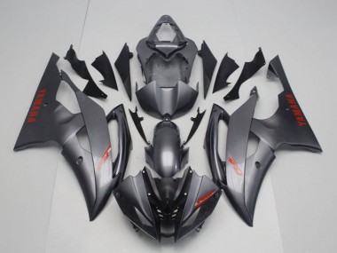2008-2016 Yamaha YZF R6 Motorcycle Fairing - Grey Red Decals Canada