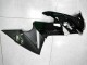 2009-2011 Kawasaki EX650 Motorcycle Fairings - Glossy Black White Decal Canada