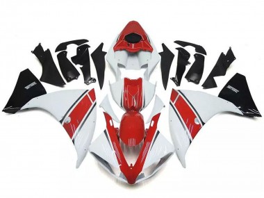 2009-2011 Yamaha YZF R1 Motorcycle Fairings - White Red Black Canada