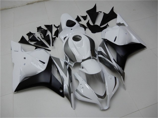 2009-2012 Honda CBR600RR Motorcycle Fairing - White Grey Matte Black Canada