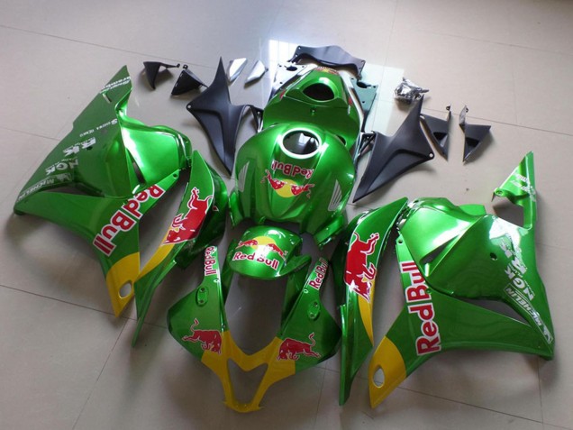 2009-2012 Honda CBR600RR Motorcycle Fairings - Green Yellow Red Bull Canada