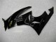 2009-2012 Kawasaki ZX6R Motorcycle Fairings - Glossy Black Gold Ninja Canada