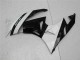 2009-2012 Kawasaki ZX6R Motorcycle Fairings - Glossy Black White Canada