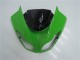 2009-2012 Kawasaki ZX6R Motorcycle Fairing Kits - Green Glossy Black Canada