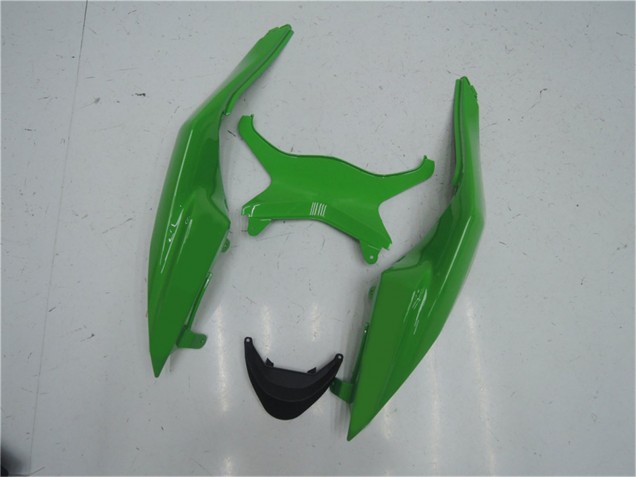 2009-2012 Kawasaki ZX6R Motorcycle Fairing Kits - Green Glossy Black Canada