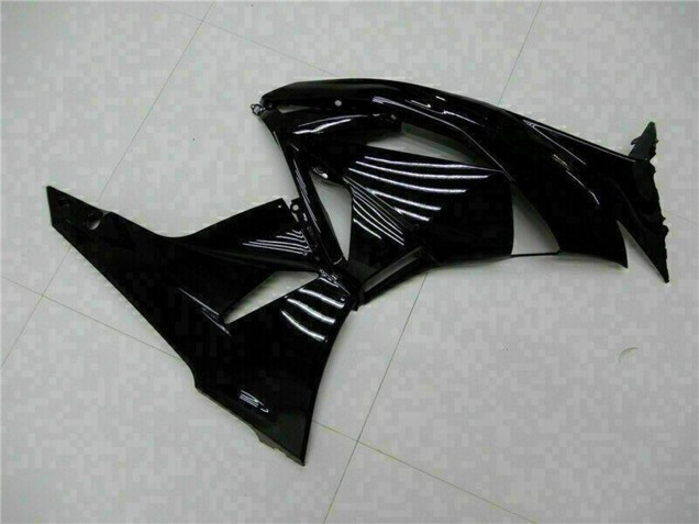 2009-2012 Kawasaki ZX6R Motorcycle Fairings - Glossy Black Green Canada