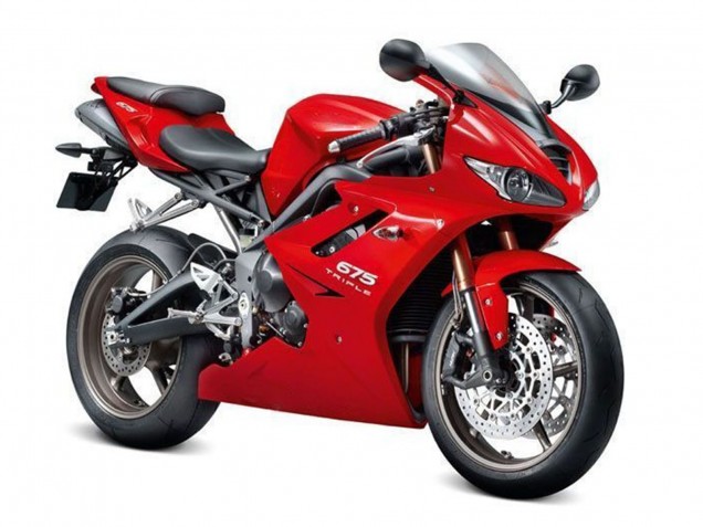 2009-2012 Triumph Daytona 675 Triple Motorcycle Fairing - Red Canada