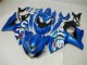 2009-2016 Suzuki GSXR 1000 Motorcycle Fairing Kits - Blue Green White Canada