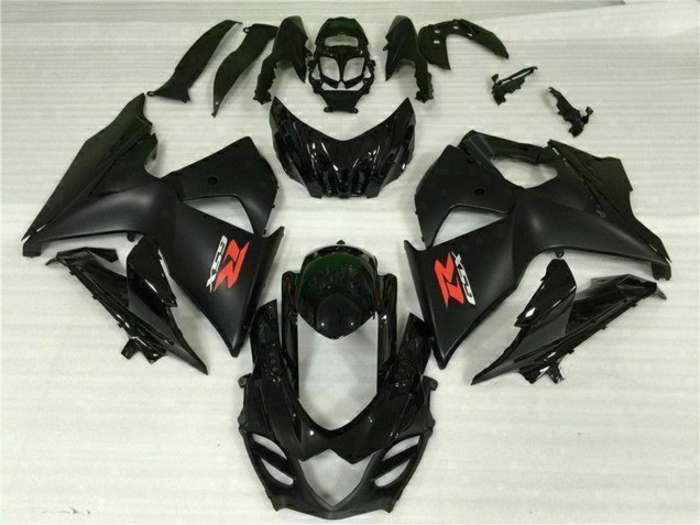 2009-2016 Suzuki GSXR 1000 Motorcycle Fairing - Glossy Black Matte Black Canada