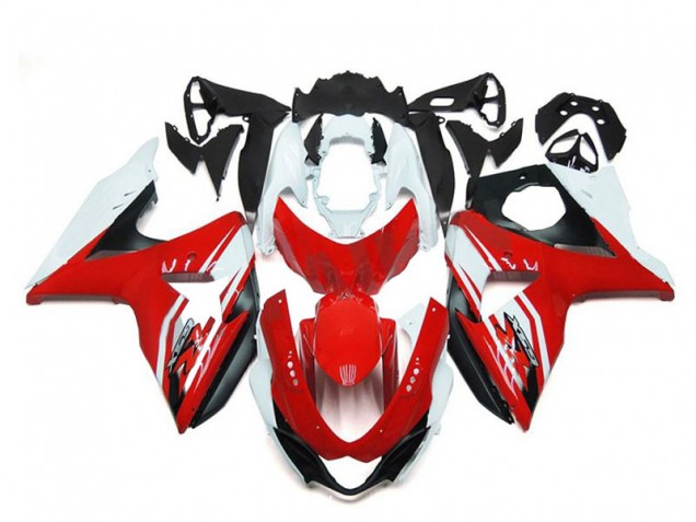 2009-2016 Suzuki GSXR 1000 Bike Fairings - White Red Black Canada