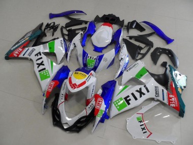 2009-2016 Suzuki GSXR 1000 Motorcycle Fairings - White Blue Green Yellow Red Fixi Canada