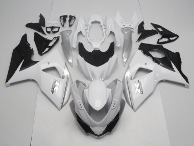 2009-2016 Suzuki GSXR 1000 Motorcycle Fairings - White Black OEM Style Canada