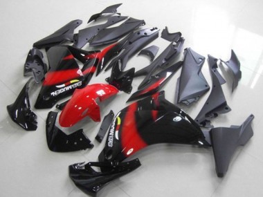 2011-2015 Honda CBR250RR Motorcycle Fairing - Glossy Black Red Canada