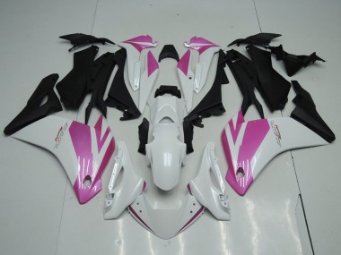2011-2015 Honda CBR250RR Motorcycle Fairings - White Pink Matte Black Canada